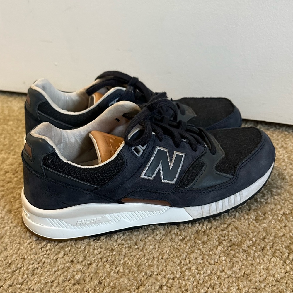 New Balance 530 Encap Suede Running Shoes Navy Blue W530GNL Women’s Size 8